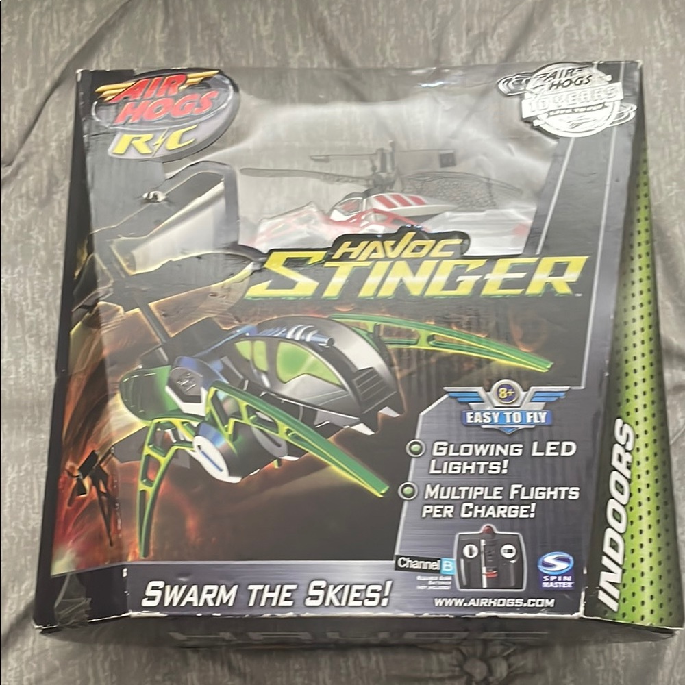 Air Hogs Havoc Stinger RC Helicopter with LED Lights